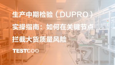 生产中期检验（DUPRO）实操指南：如何在关键节点拦截大货质量风险