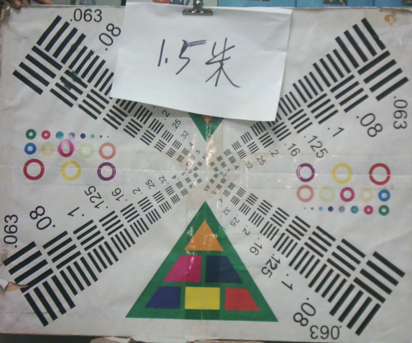 数码相机分辨率测试